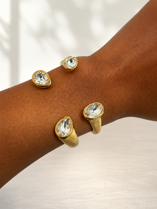 Diamond Oval Cuff