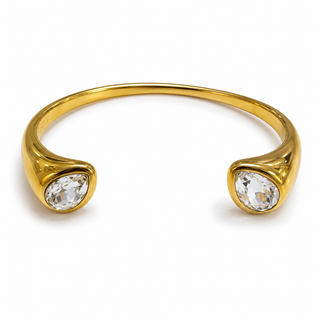 Diamond Teardrop Cuff
