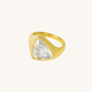 Asymmetrical Triangle Ring