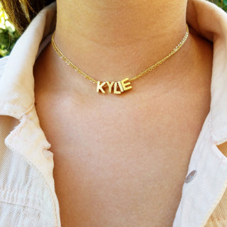 Charm Letter Name Necklace