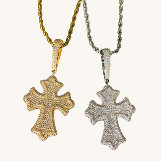 Men's Icy Cross Necklace