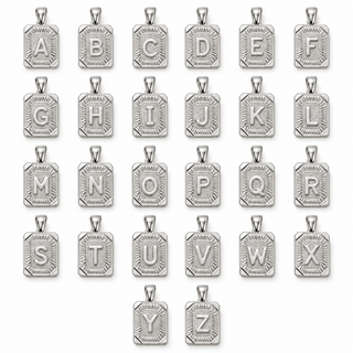 Silver Kids' Initial Vintage Necklaces