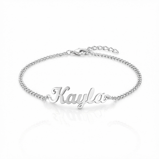 Custom Nameplate Anklet