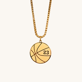 Personalized Basketball Number Necklace