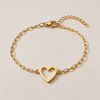 Puzzle Heart Bracelet Set