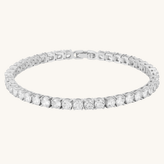 Silver Diamond Tennis Bracelet