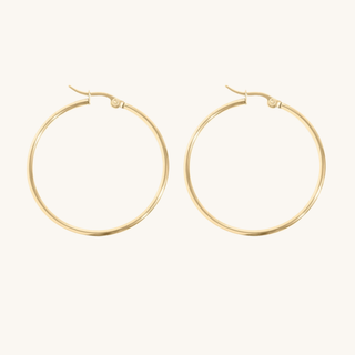Gold Classic Hoop Earrings