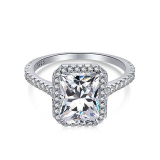 Radiant Garden Diamond Ring