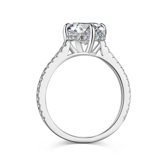 Diamond Oval Cut Ring