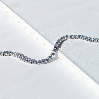 Silver Diamond Tennis Bracelet