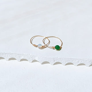 Minimal Handmade Jade Ring