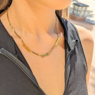 Gold Multi-Name Necklace - Main Image