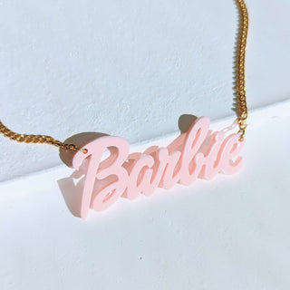 Pink Barbie Necklace