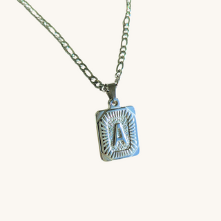 Silver Kids' Figaro Initial Necklace