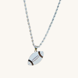 Super Bowl Football Necklace