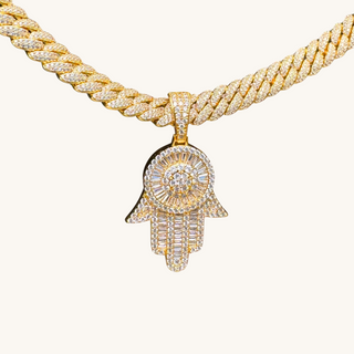 Men's Gold Hamsa Necklace