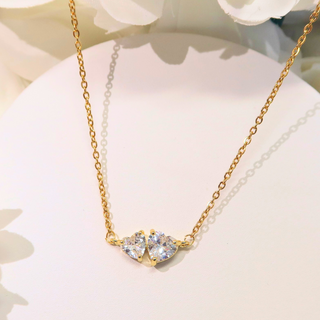 Double Heart Necklace
