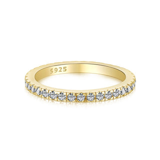 Gold Minimal Diamond Ring