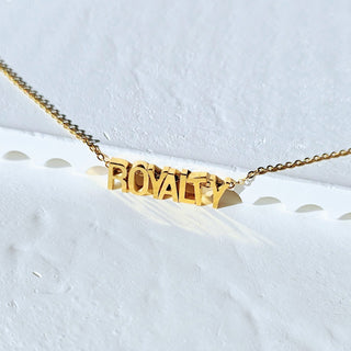 Charm Letter Name Necklace