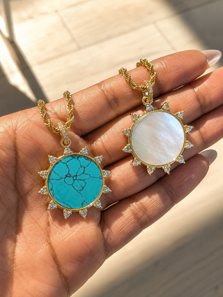 Statement Mother of Pearl Necklace