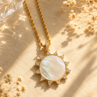 Statement Mother of Pearl Necklace