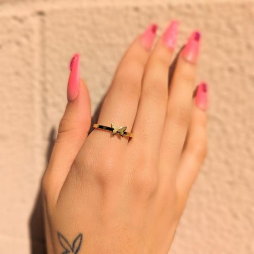 Matte Gold Band Ring (Size 5-13) | Gogo Lush 6 / Gold