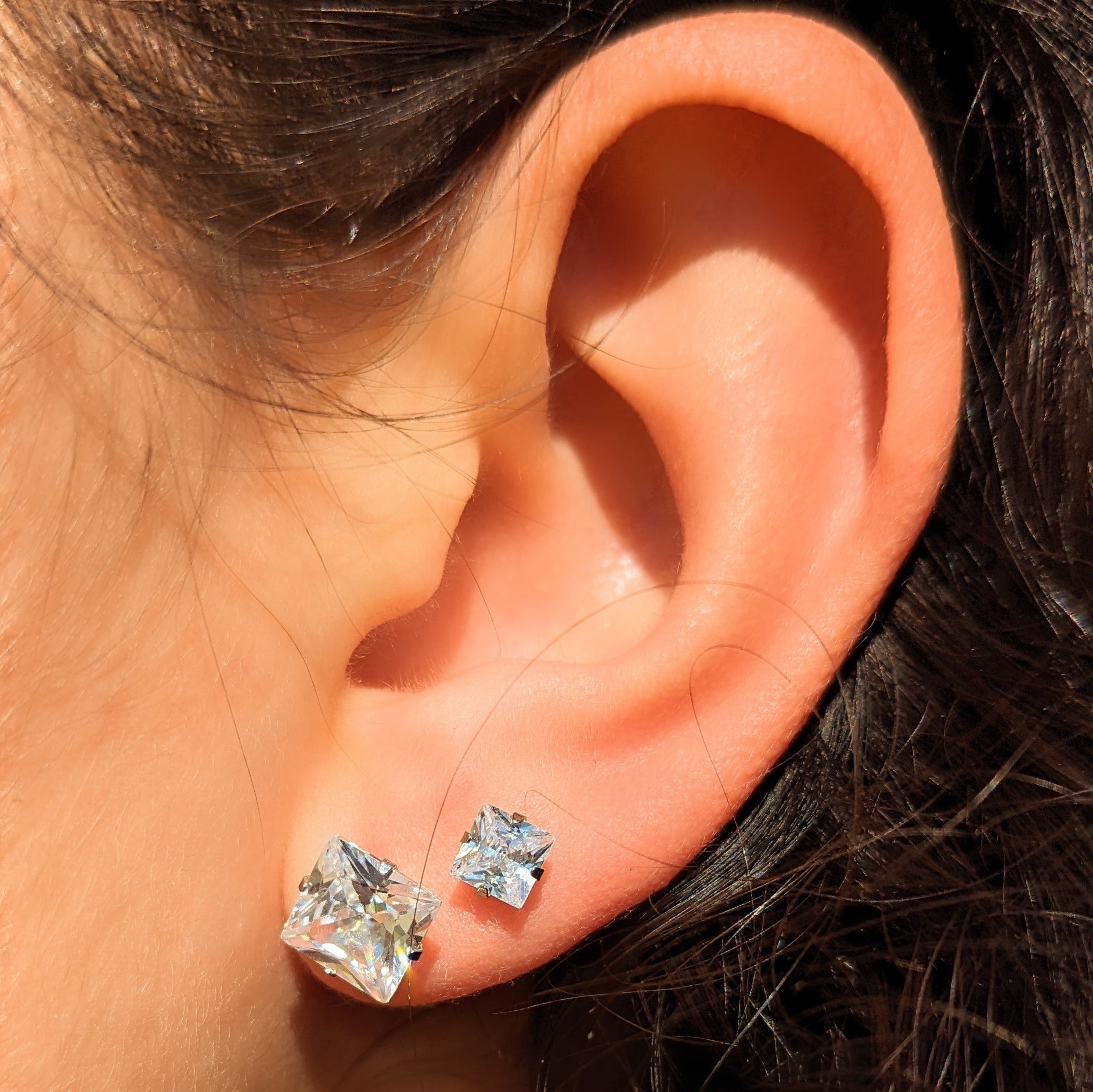 Buy Diamond Stud Earrings in 18K Rose Gold, Gift for Her, Sea Urchin Stud  Earrings Online in India - Etsy