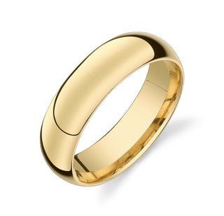 Gold Dome Band Ring