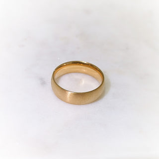 Matte Gold Band Ring (size 6-13)