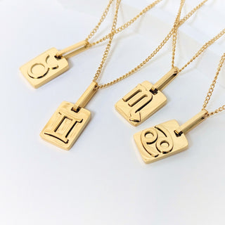 Birthstone & Zodiac Necklace