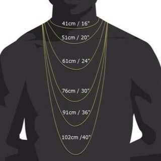 Men's Gothic Steel Letter Necklaces
